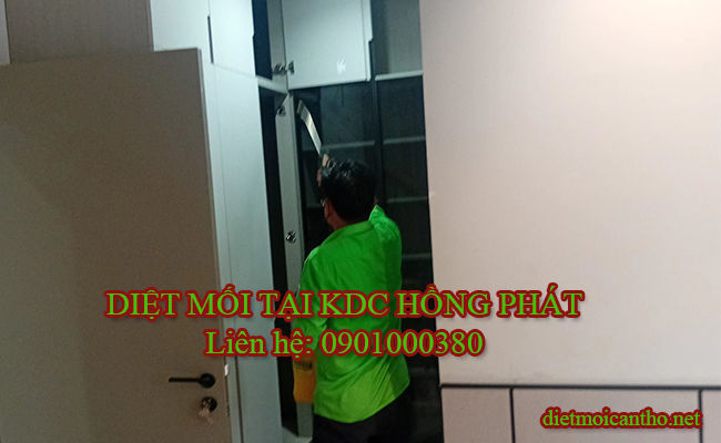 Dịch vụ diệt mối tại KDC Hồng Phát chuyên nghiệp.