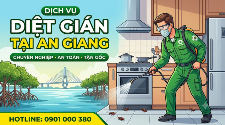 Dịch vụ diệt gián tại An Giang chuyên nghiệp.