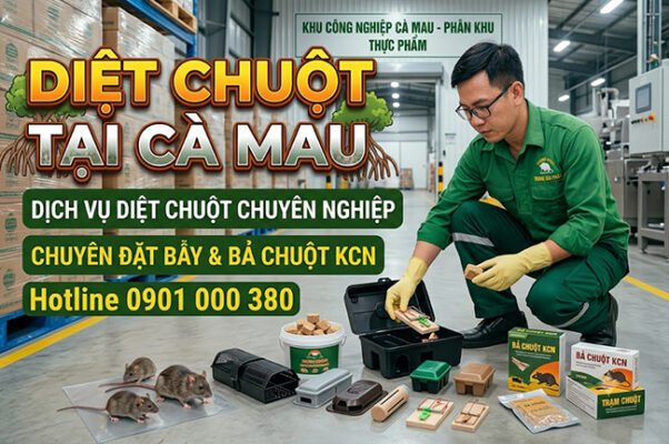 Dịch vụ diệt chuột tại Cà Mau uy tín.