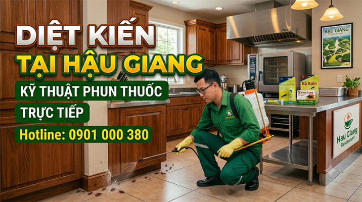 Dịch vụ diệt kiến tại Hậu Giang tận gốc.